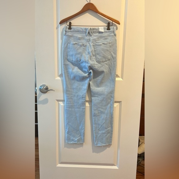 Good American INDIGO145 Women's Good Legs Raw Hem Cigarette Jeans - Picture 10 of 16